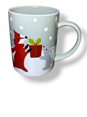 Crate & Barrel Christmas Holiday Mug Cup